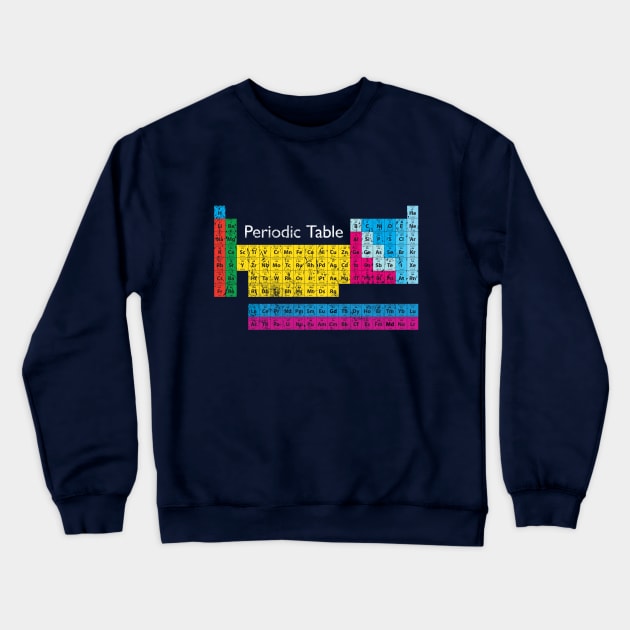 Vintage Periodic Table Crewneck Sweatshirt by vladocar